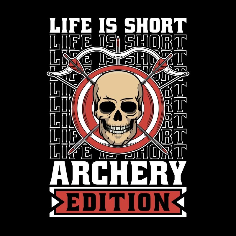 Archery Archery Archer Skull