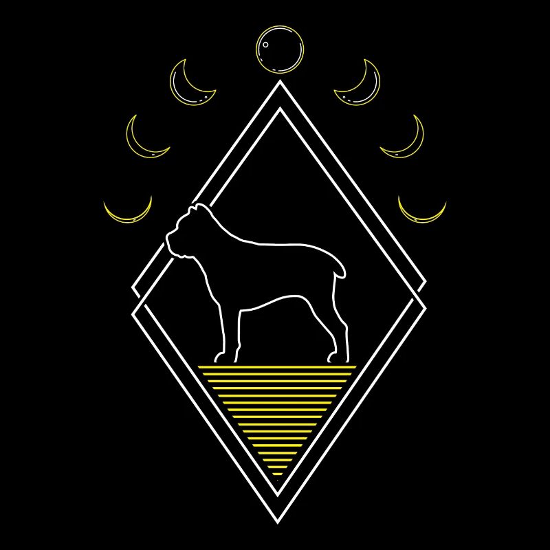 Cane Corso Abstrakt Moon Phases