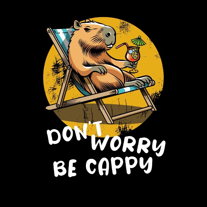 Don't worry be Cappy - Capybara - Urlaub