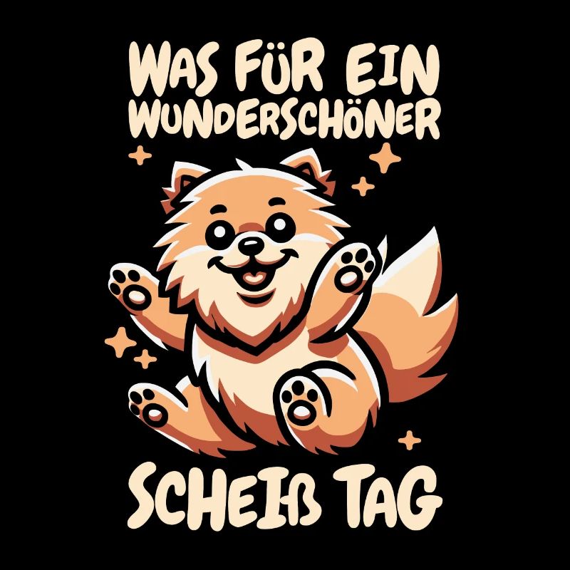 Pomeranian Wunderschöner Tag