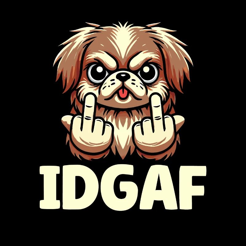 Pekingese Idgaf