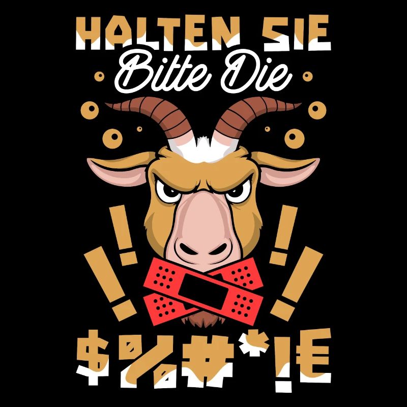 Ziege Halten Sie Bitte Die Fresse