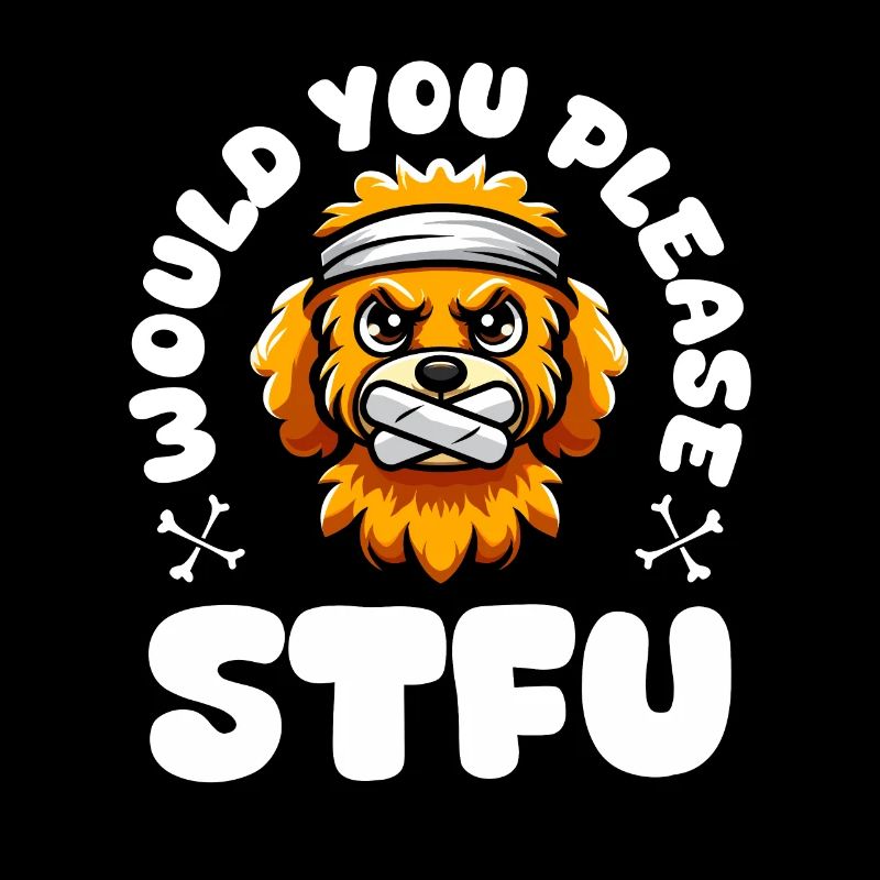 Golden Doodle Stfu Would You Please Shut Up