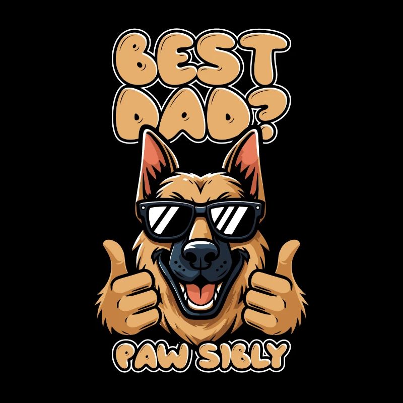 Schäferhund Vater Best Dad Pawsibly
