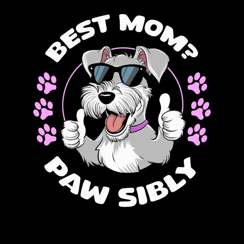 Schnauzer Mutter Meilleure Maman Pawsibly