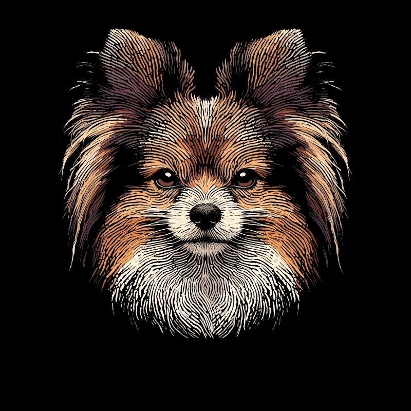 Empreinte digitale Papillon