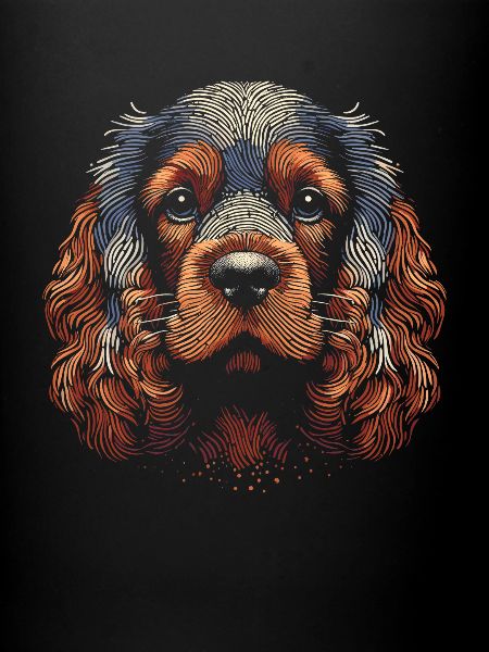 Empreinte digitale Cocker Spaniel