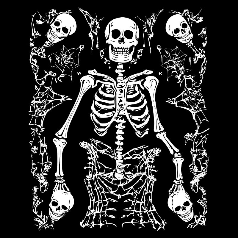 Skeleton Costume Halloween Skull Gothic Horror