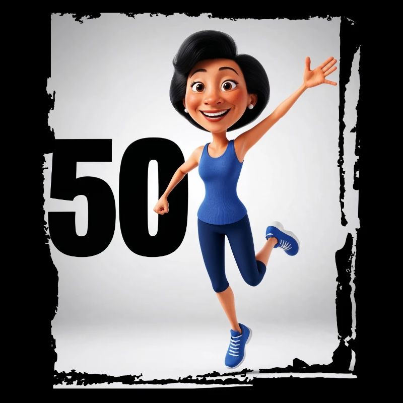 Femme heureuse dans ses 50 ans