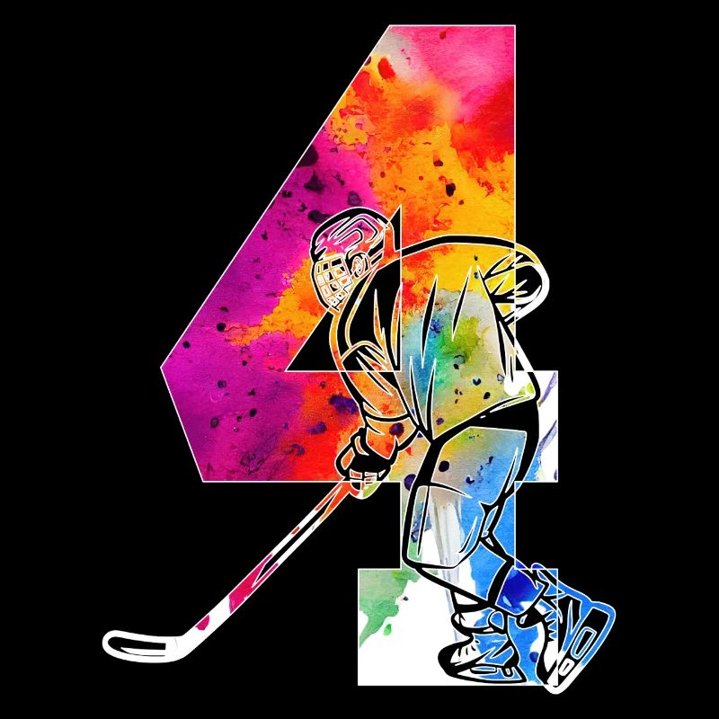 NUMMER 4 EISHOCKEY 4. GEBURTSTAG