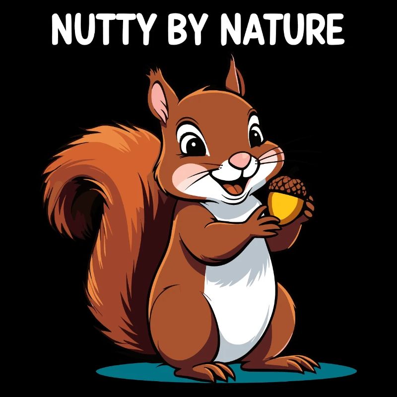 Lustiges Eichhörnchen - Nutty by Nature