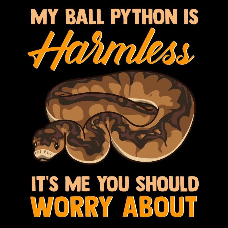 Harmlose Python Gefährlicher Halter Schlangen Fan