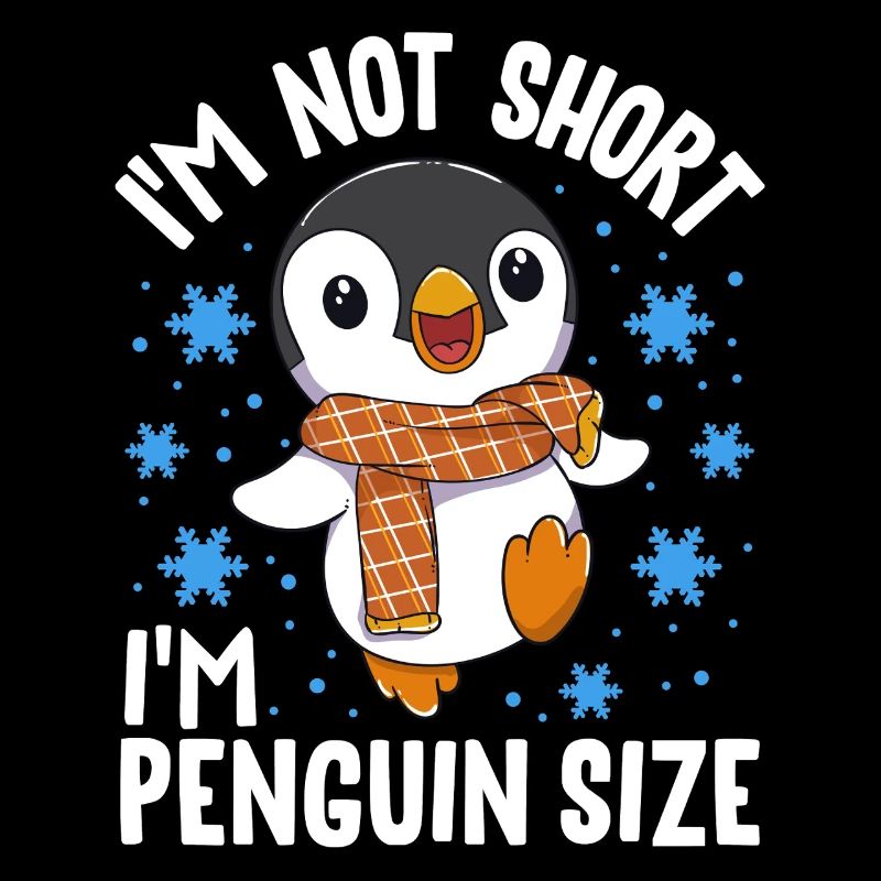 Je ne suis pas petit, j’ai la taille d’un pingouin !