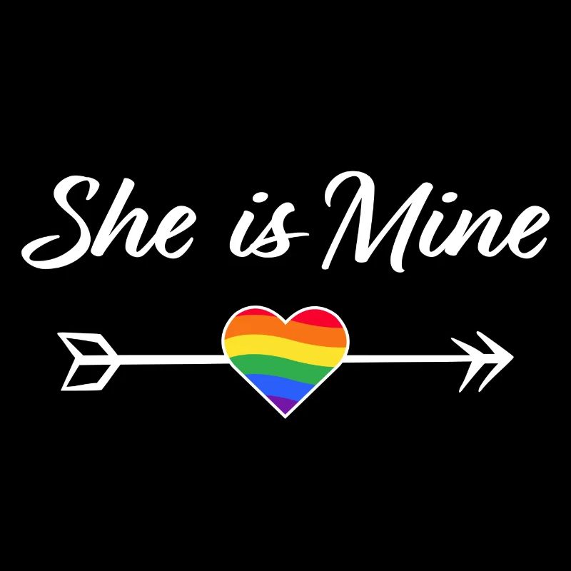 Rainbow she is mine for lesbian lovers