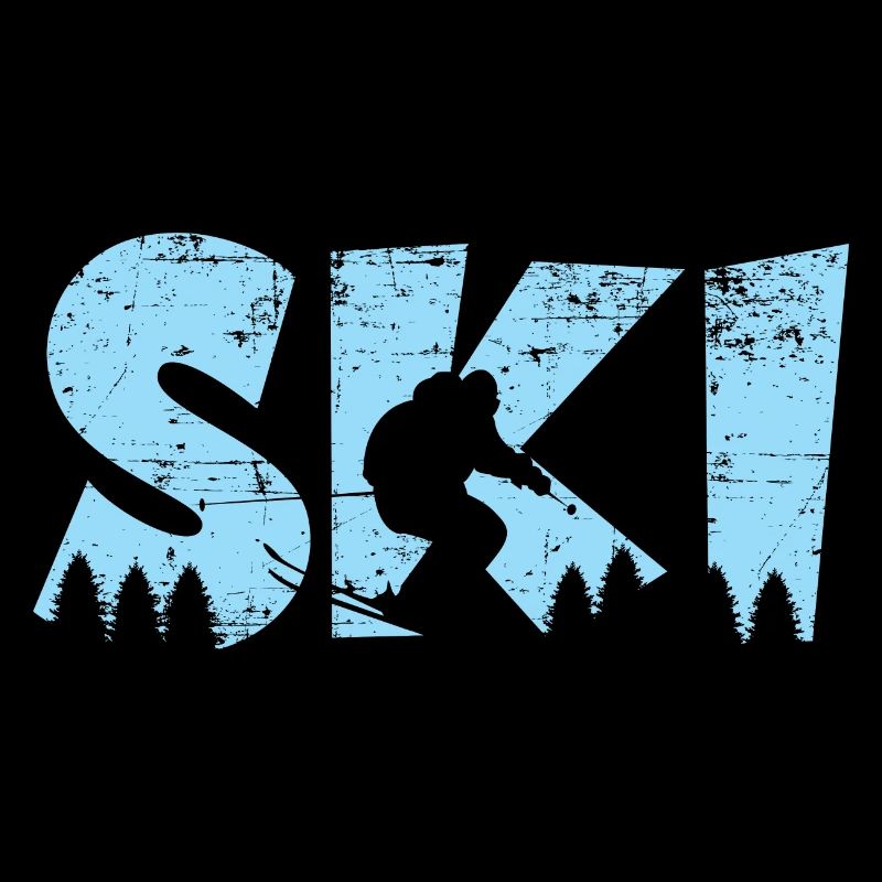 Skier Blue Vacances de ski
