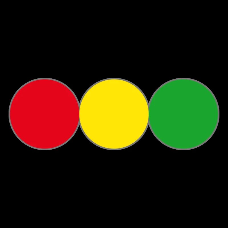 Feu rouge jaune vert