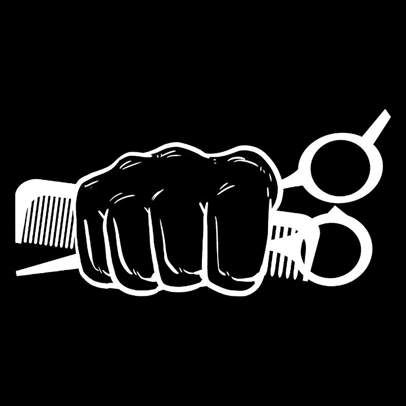 Friseurfaust Hipster Geschenk