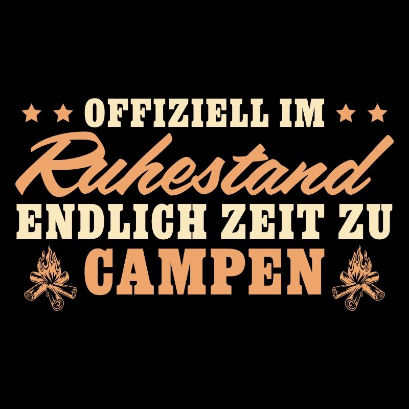 Ruhestand Endlich Zeit zu Campen Rentner
