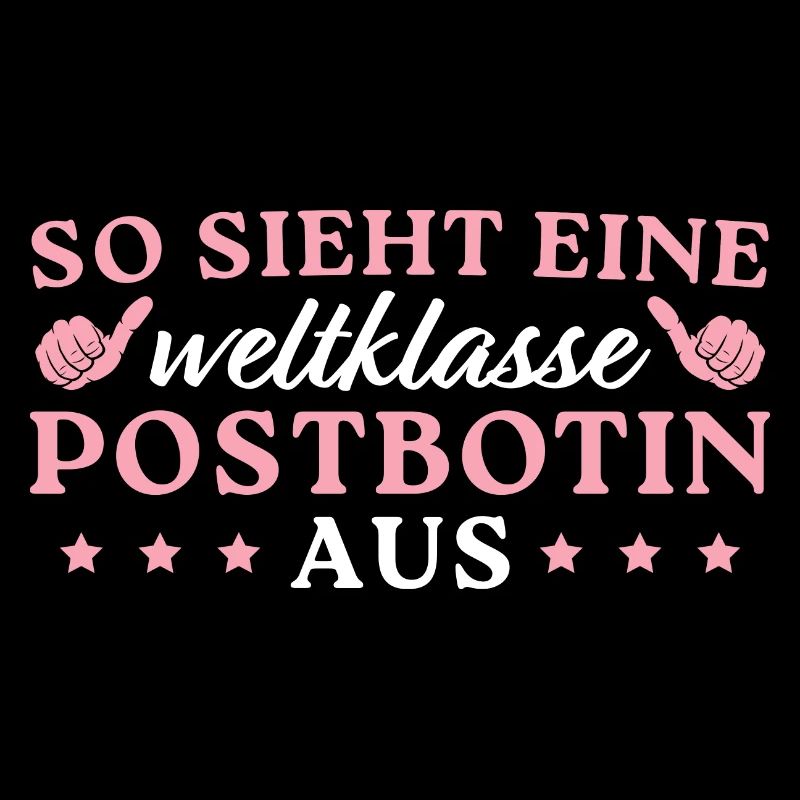 Briefträgerin Weltklasse Postbotin