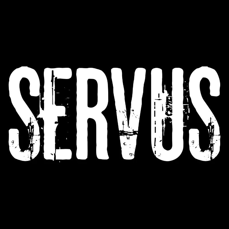 Servus Moin Hello Welcome Funny Fun Gift