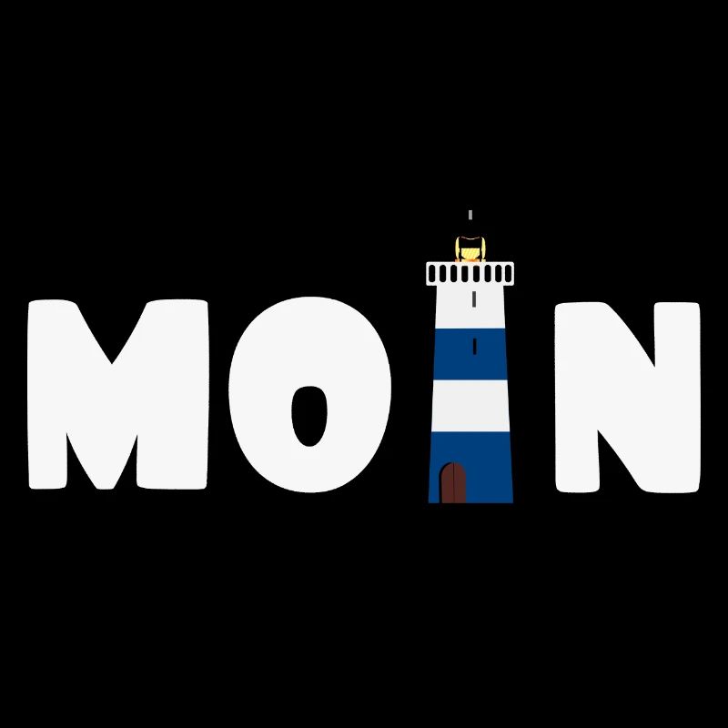 Moin Leuchtturm Nord Deutschland Geschenk