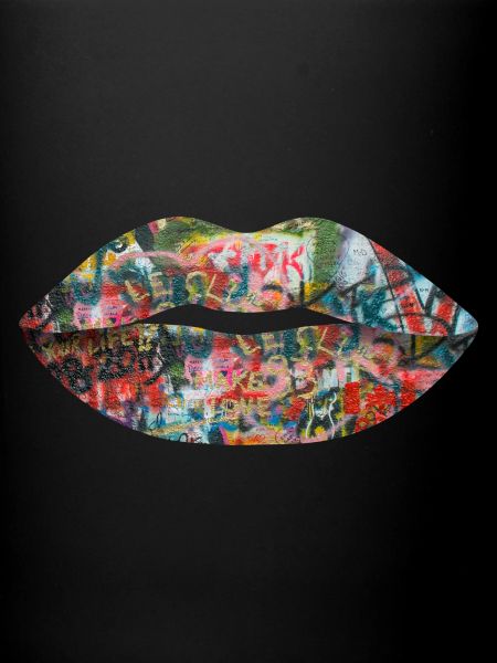 Graffiti lips