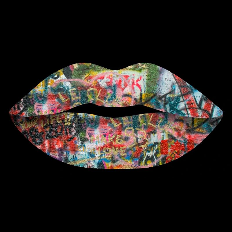 Graffiti lips