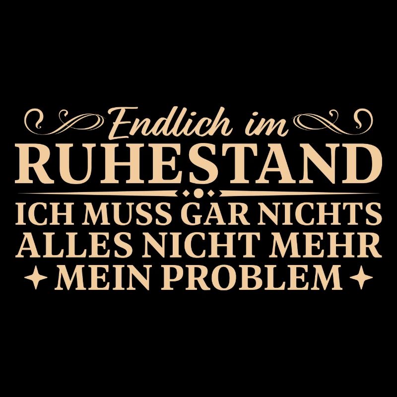 Rentner Endlich im Ruhestand