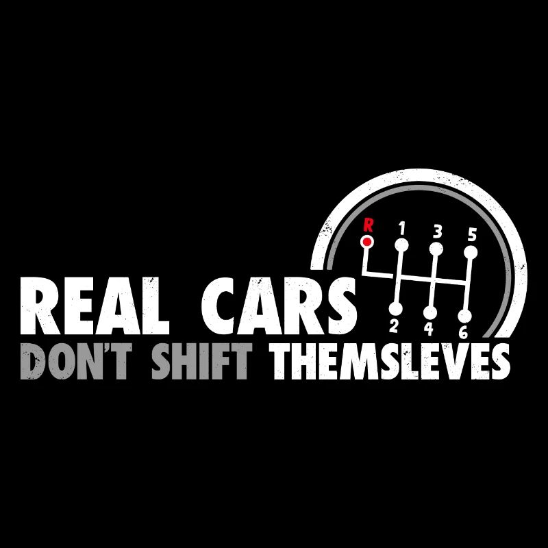 Real Cars Don't Shift Themselves Funny Auto Racing