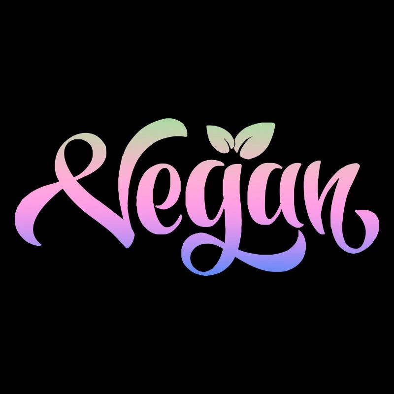 Écriture vegan colorée proverbes déclaration