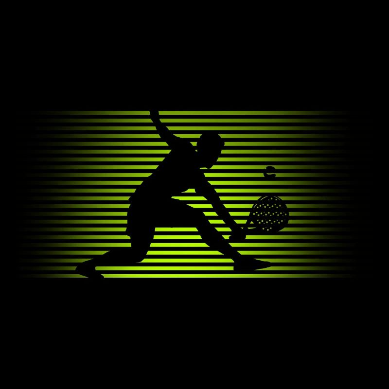 Padel Sport Silhouette