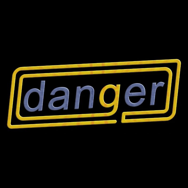 Danger bleu et jaune