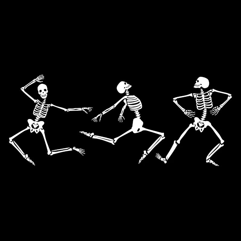 Dancers Skeletons dancing Halloween