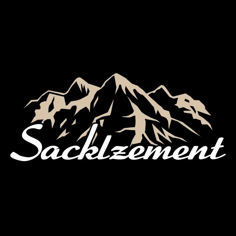 Bayern Sacklzement bayerischer Spruch Geschenk