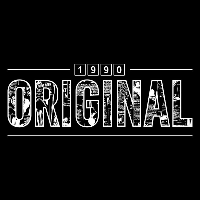 Original 1990 Cadeau Anniversaire 1990 retro 1990