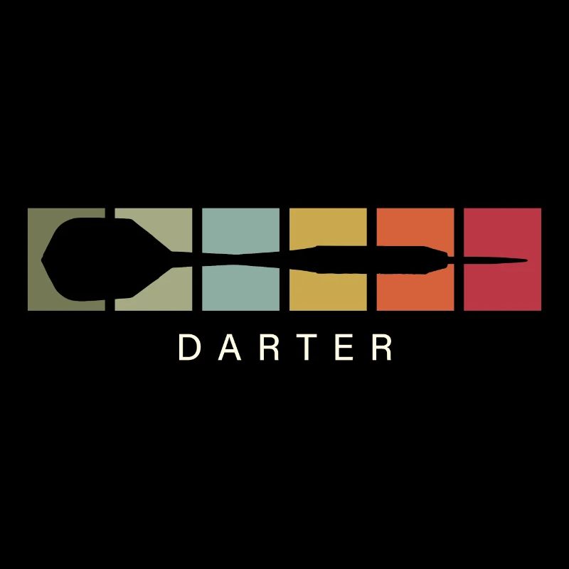 vintage Darter Darts Spruch