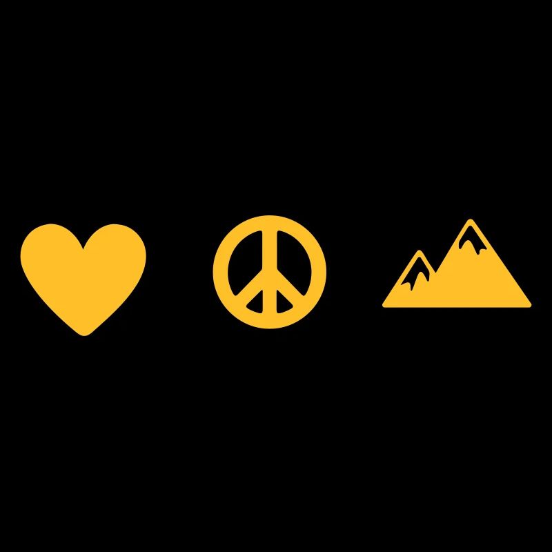 LOVE PEACE & MOUNTAIN