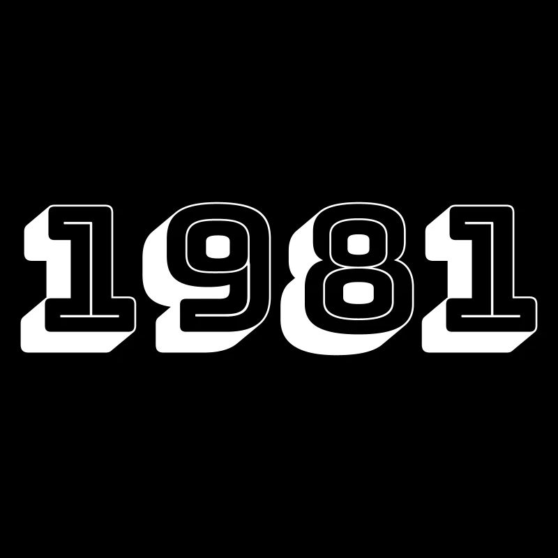 Année de naissance 1981 Cadeau d’anniversaire