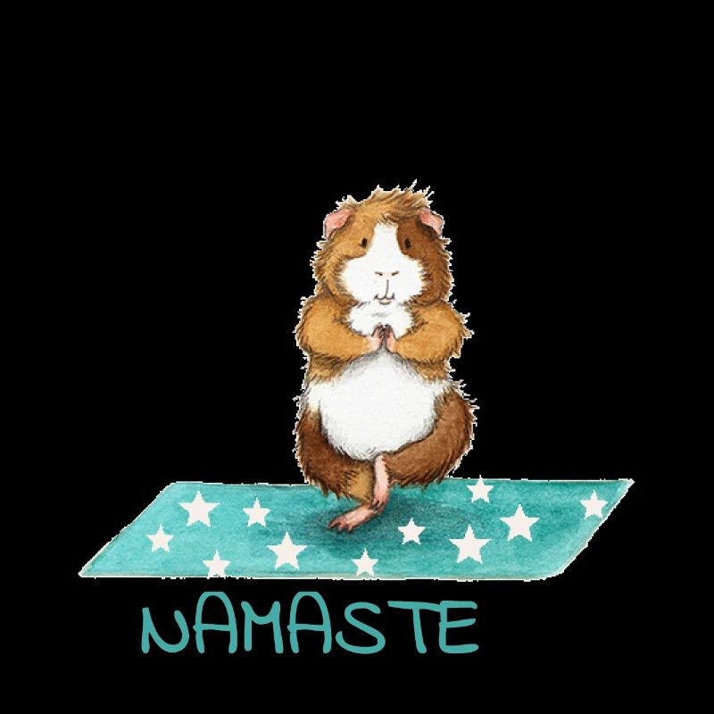 Yoga Namaste Cochon d'Inde