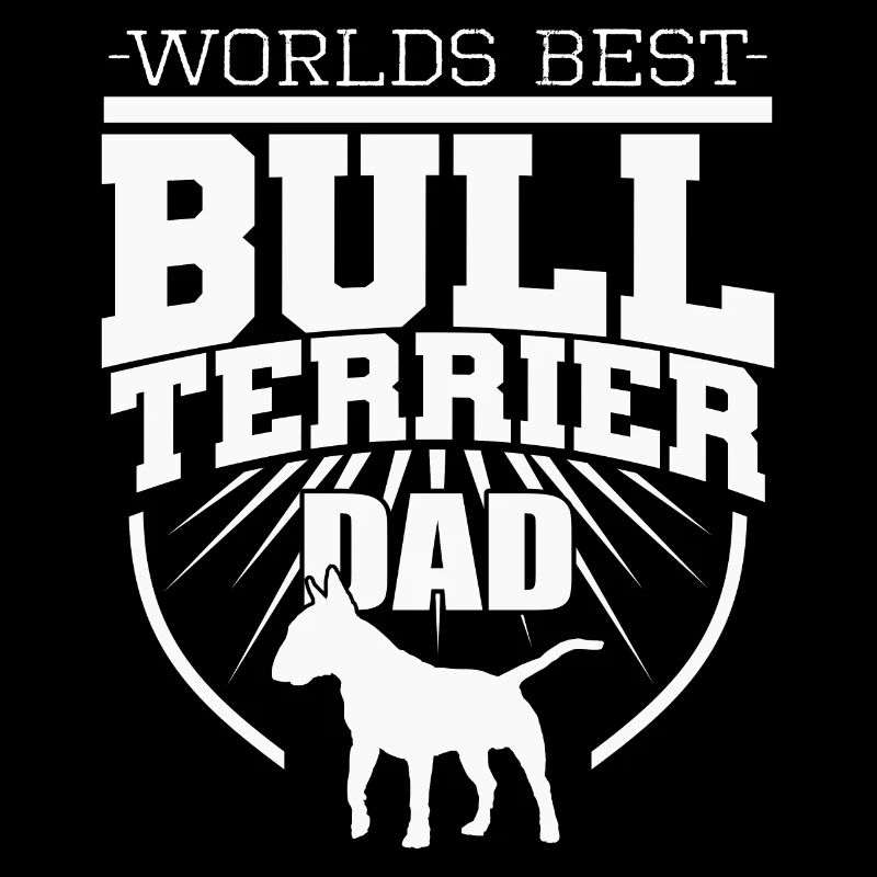 Bullterrier Hund Papa Papi Geschenk