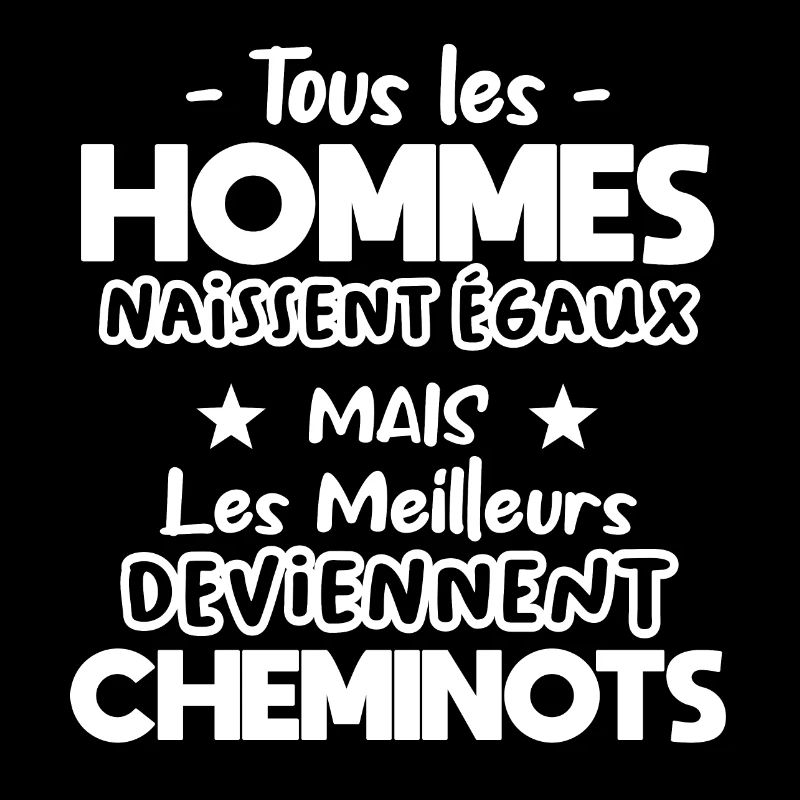 Cheminot cadeau drôle chemin de fer