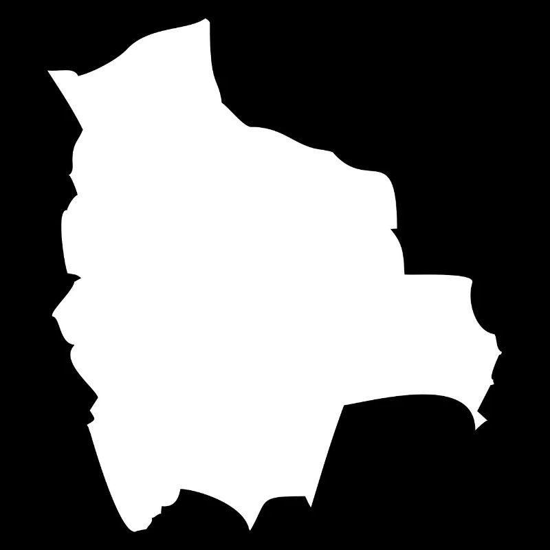 Bolivia map flag
