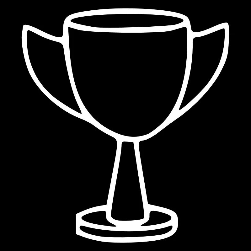 Cup Drawing Win Sketch White