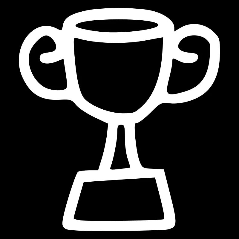 Cup Drawing Win Sketch White