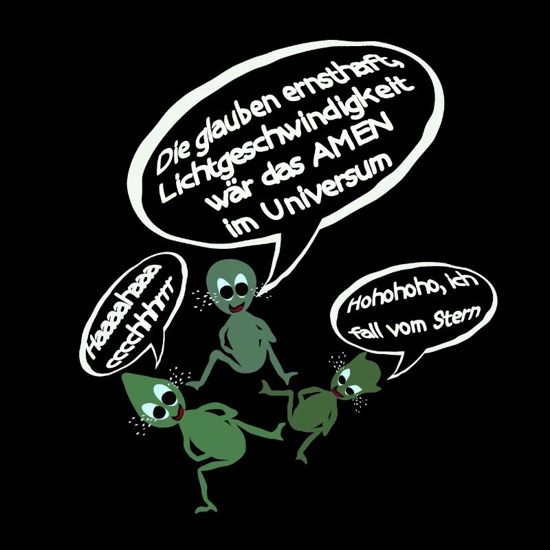 Lachende Aliens