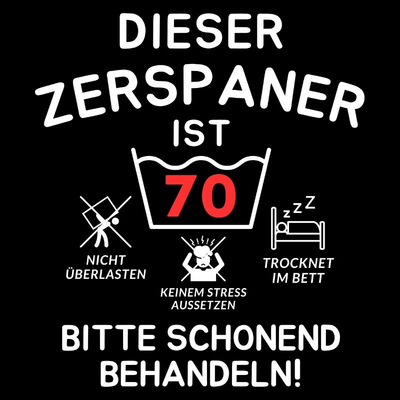 Dieser Zerspaner ist 70. Schonend behandeln