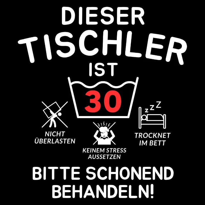 Ce menuisier a 30 ans.