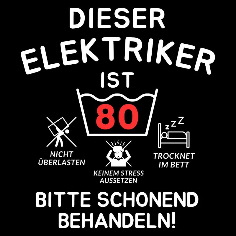 Cet électricien a 80 ans.