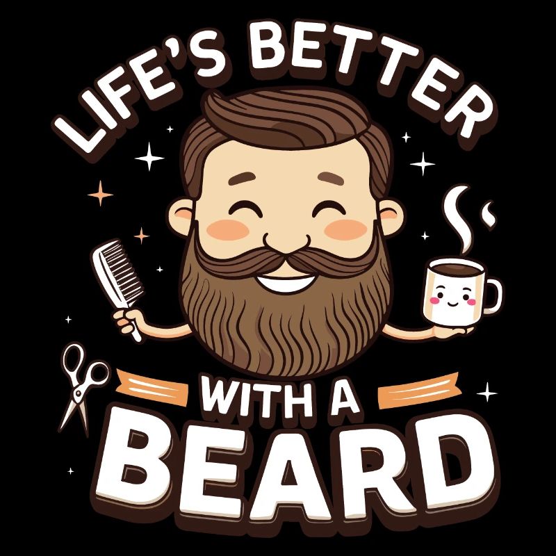 Life's Better with a Beard - Stolzer Bartträger