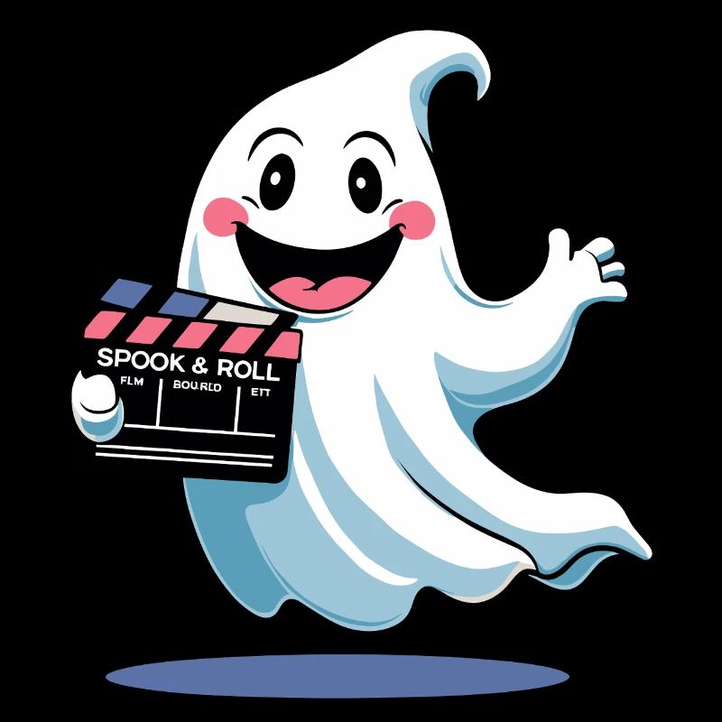 Lustiges Geist-Design - Spook & Roll